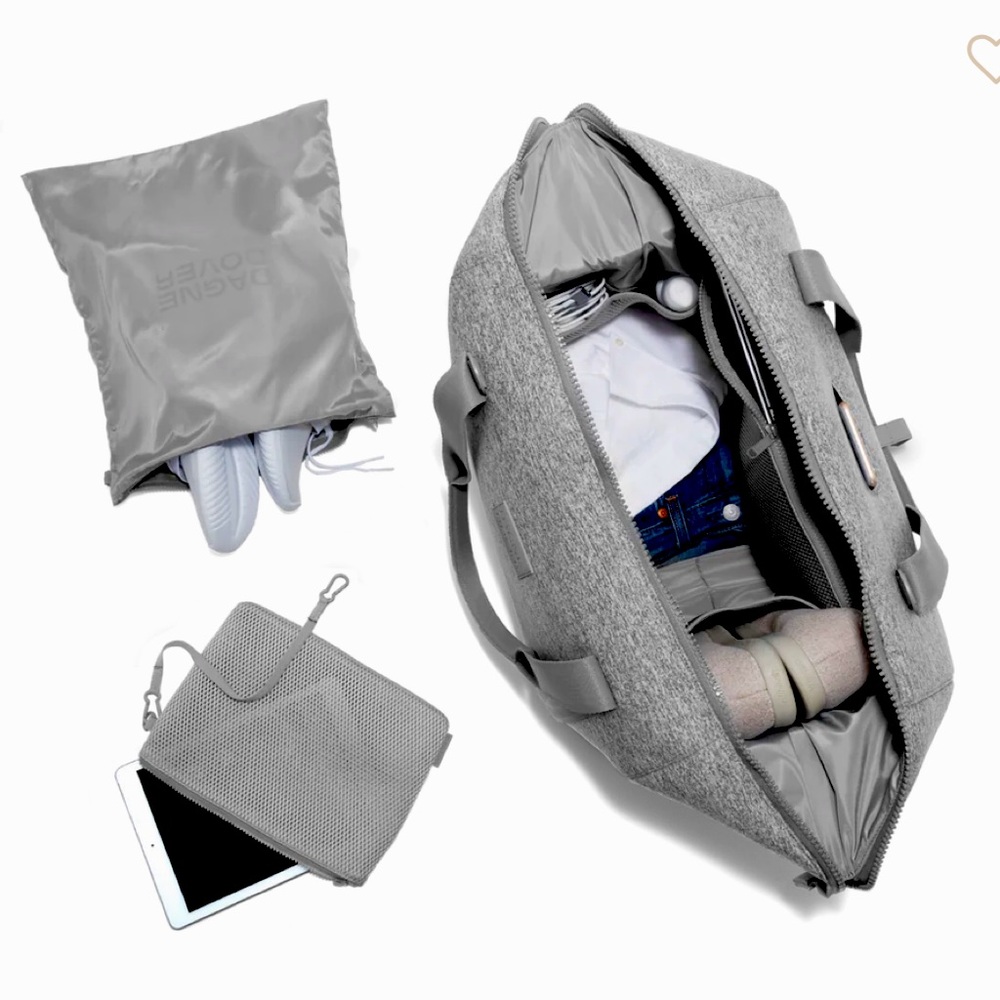 Dagne Dover extra large london carry all in heather gray